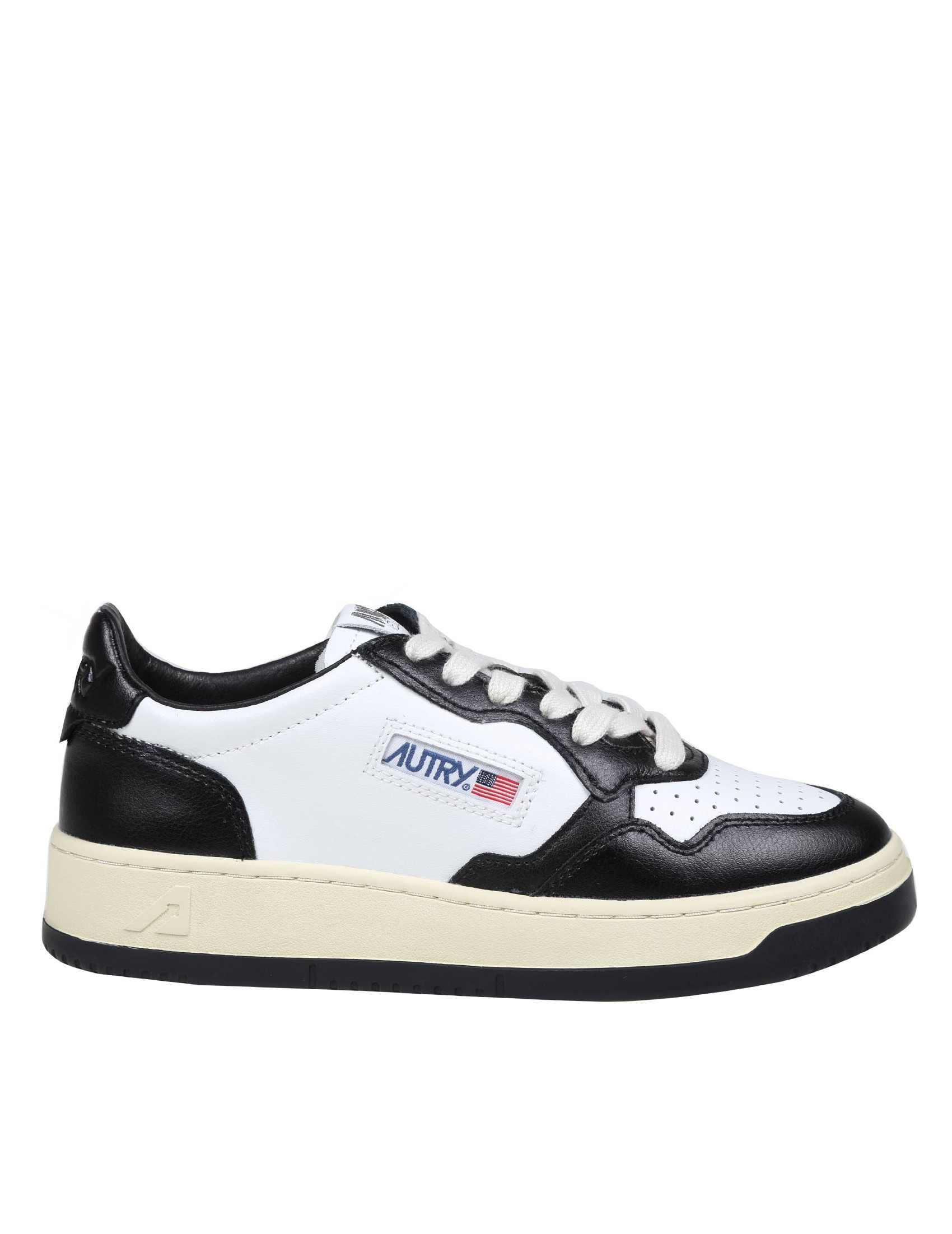 SNEAKERS AUTRY IN PELLE COLORE BIANCO E NERO