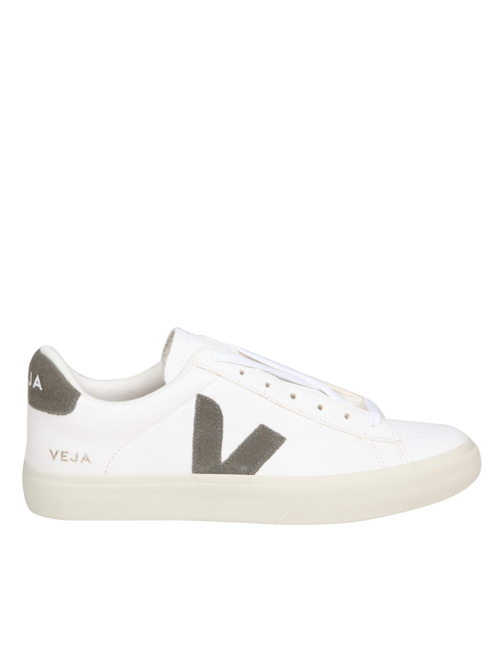 VEJA SNEAKERS IN PELLE COLORE BIANCO E VERDE