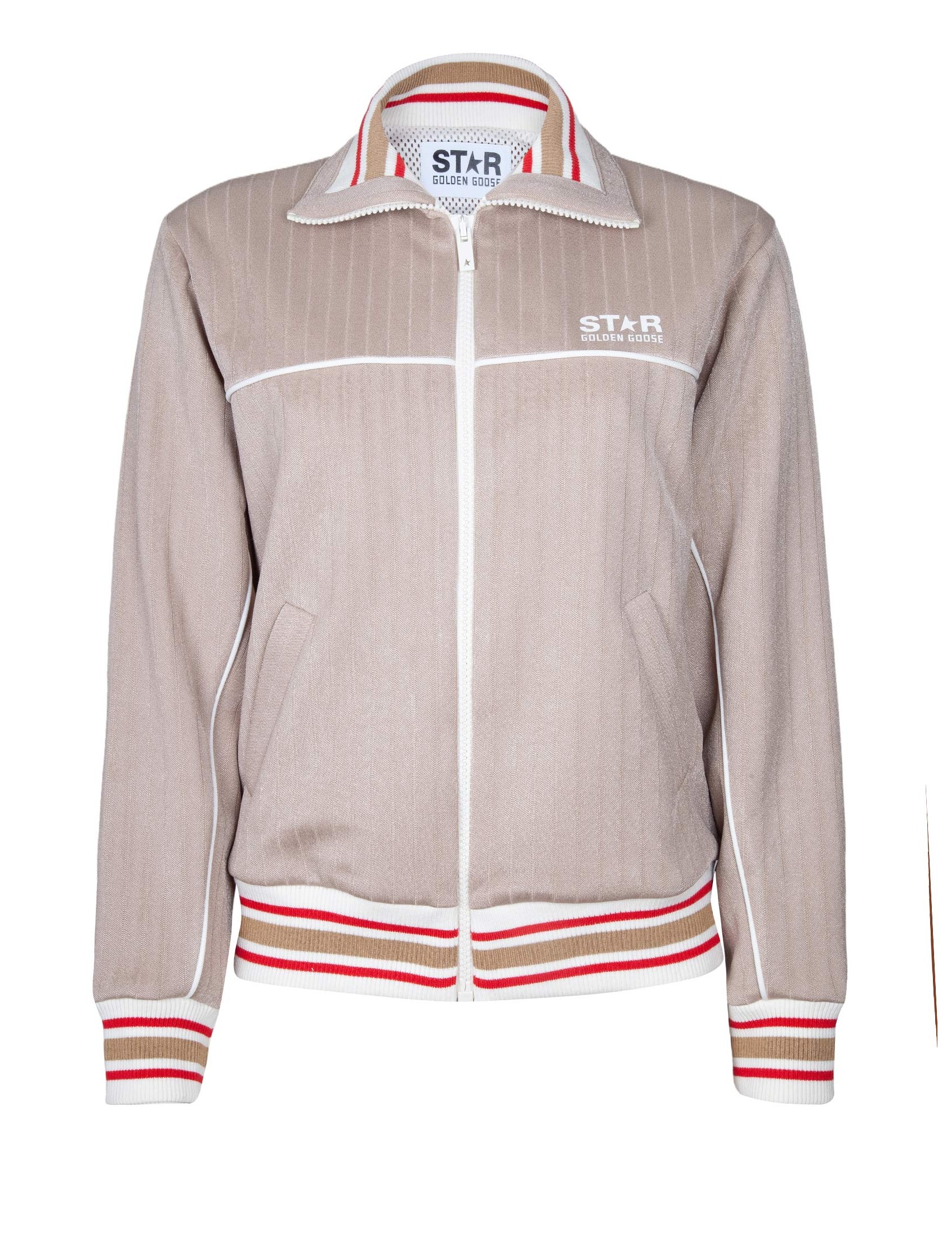 GOLDEN GOOSE TECHNICAL FABRIC SWEATSHIRT WITH STAR LOGO