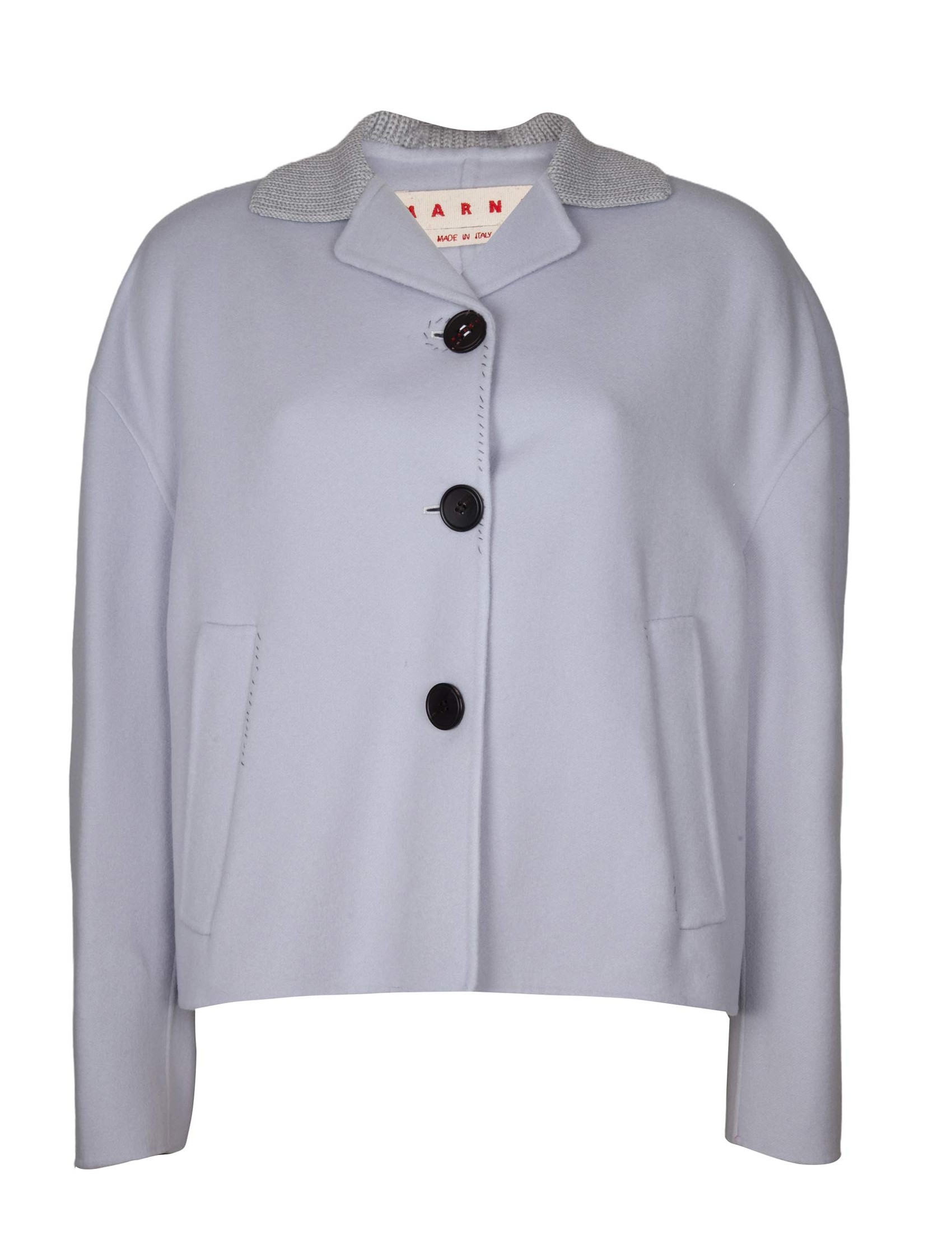 MARNI WOOL AND CASHMIRE JACKET COLOR GREY