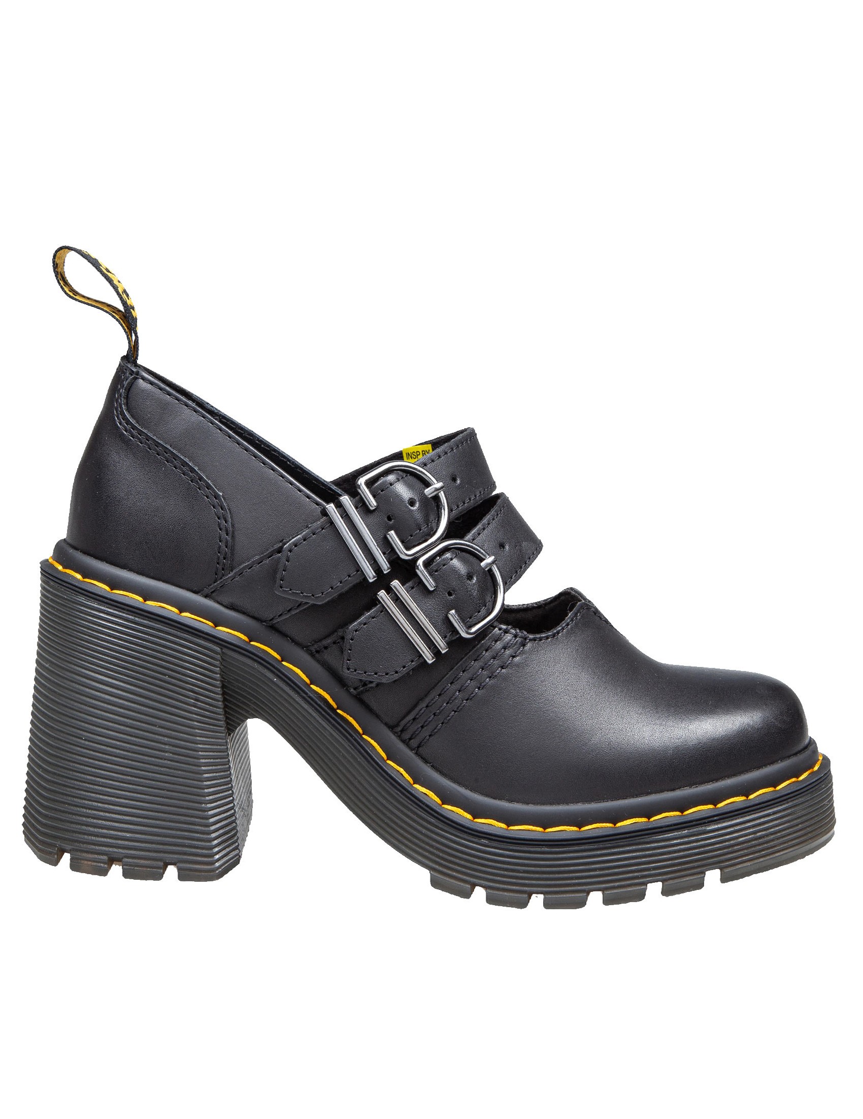 DR. MARTENS DECOLLETE' EVIEE IN PELLE COLORE NERO