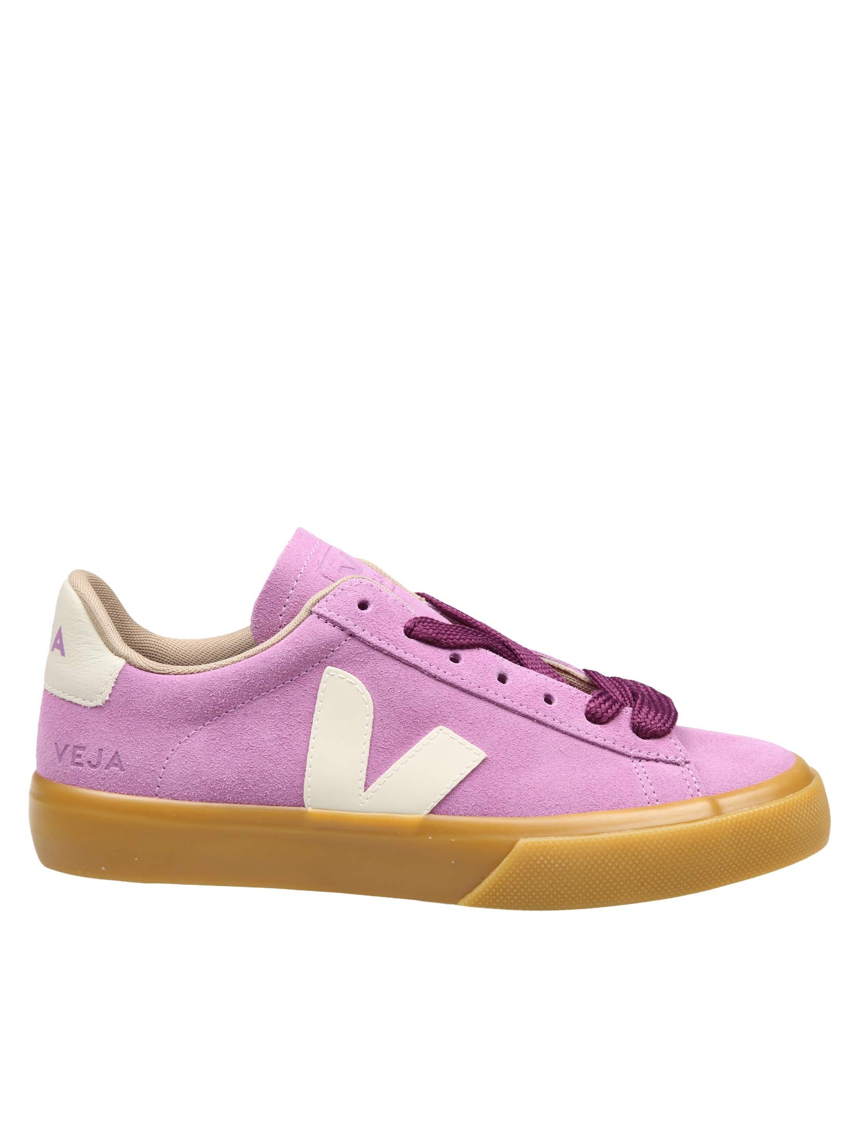 VEJA CAMPO SUEDE SNEAKERS COLOR MULBERRY