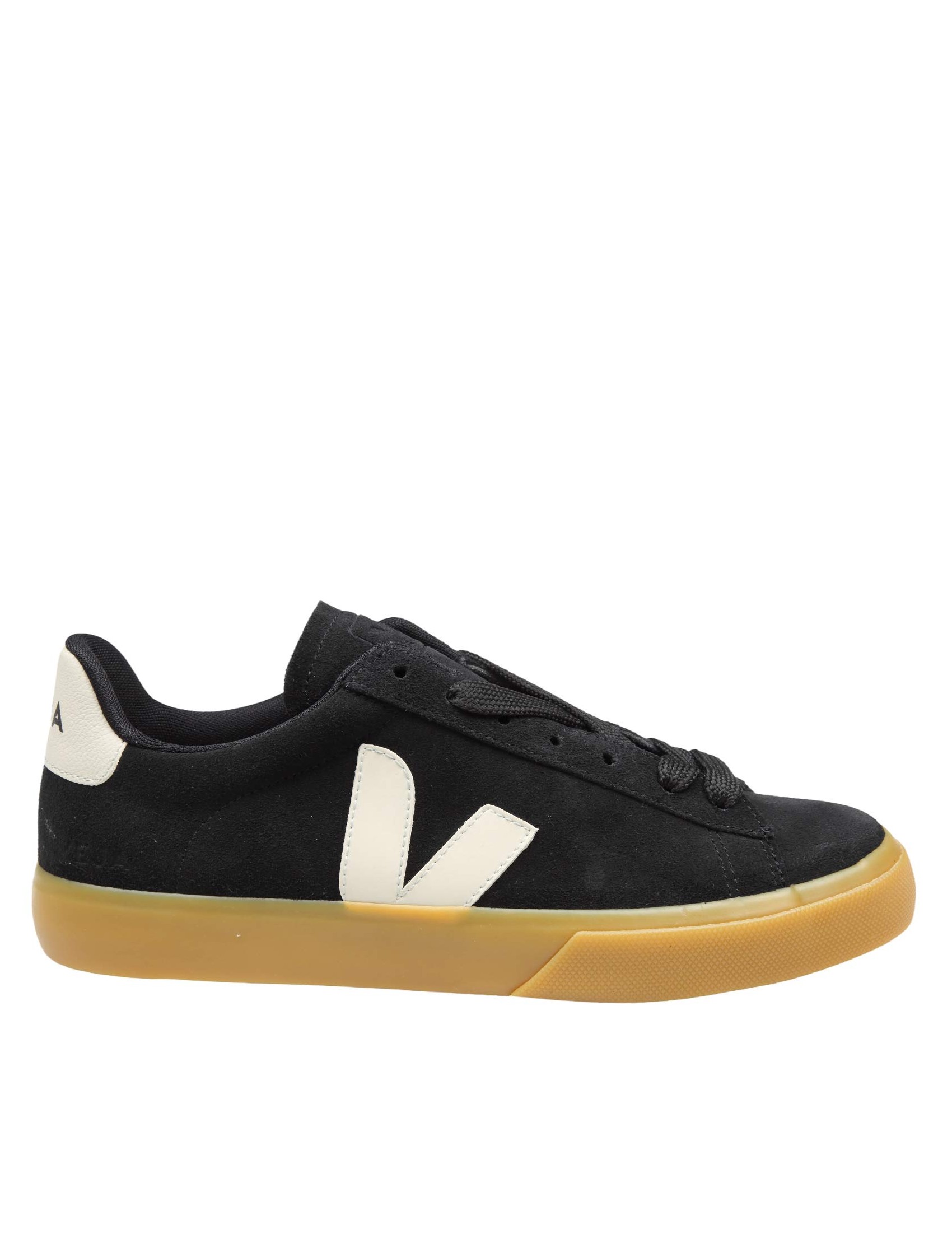 VEJA CAMPO SUEDE SNEAKERS COLOR BLACK