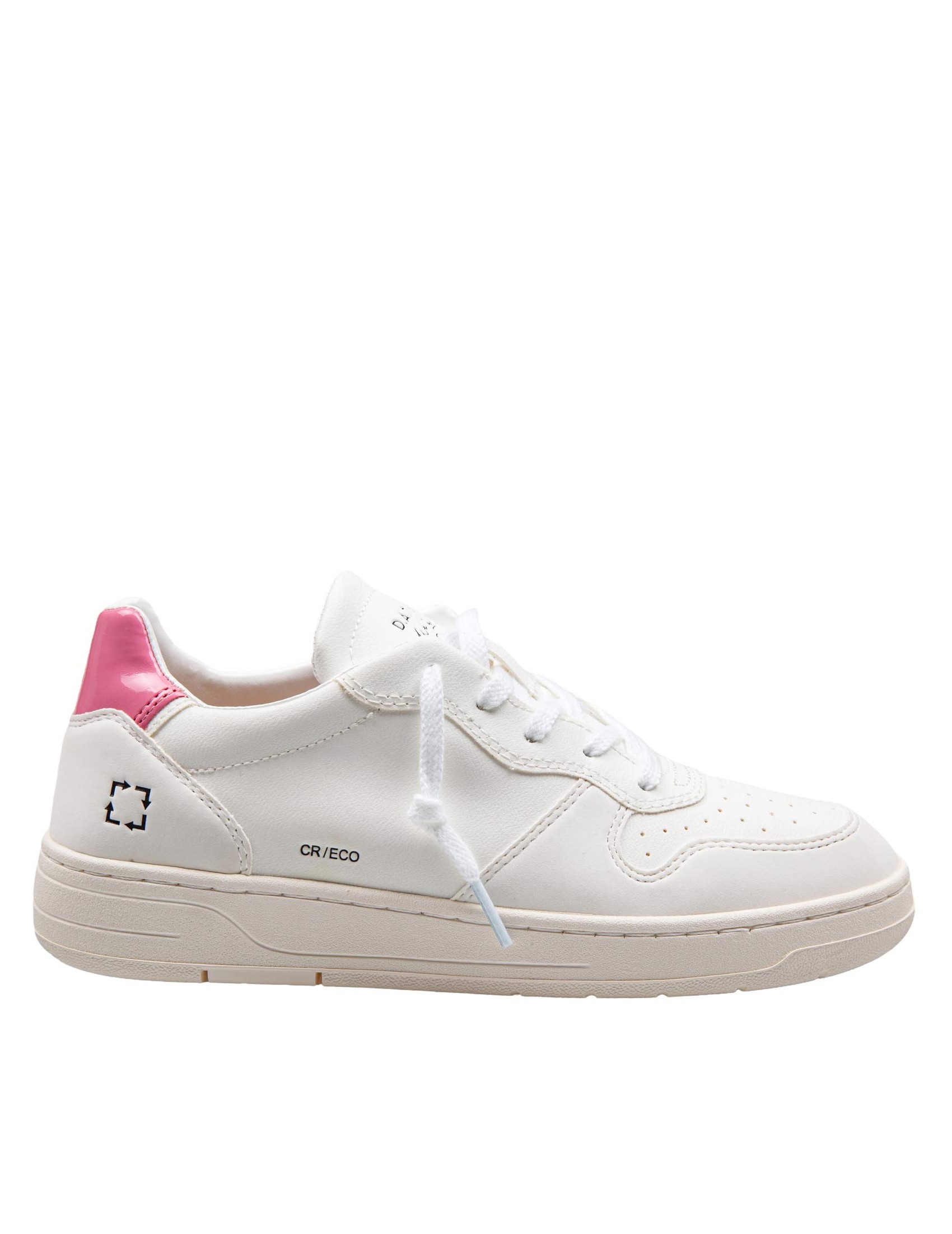 D.A.T.E. SNEAKERS COURT ECO COLOR WHITE AND PINK