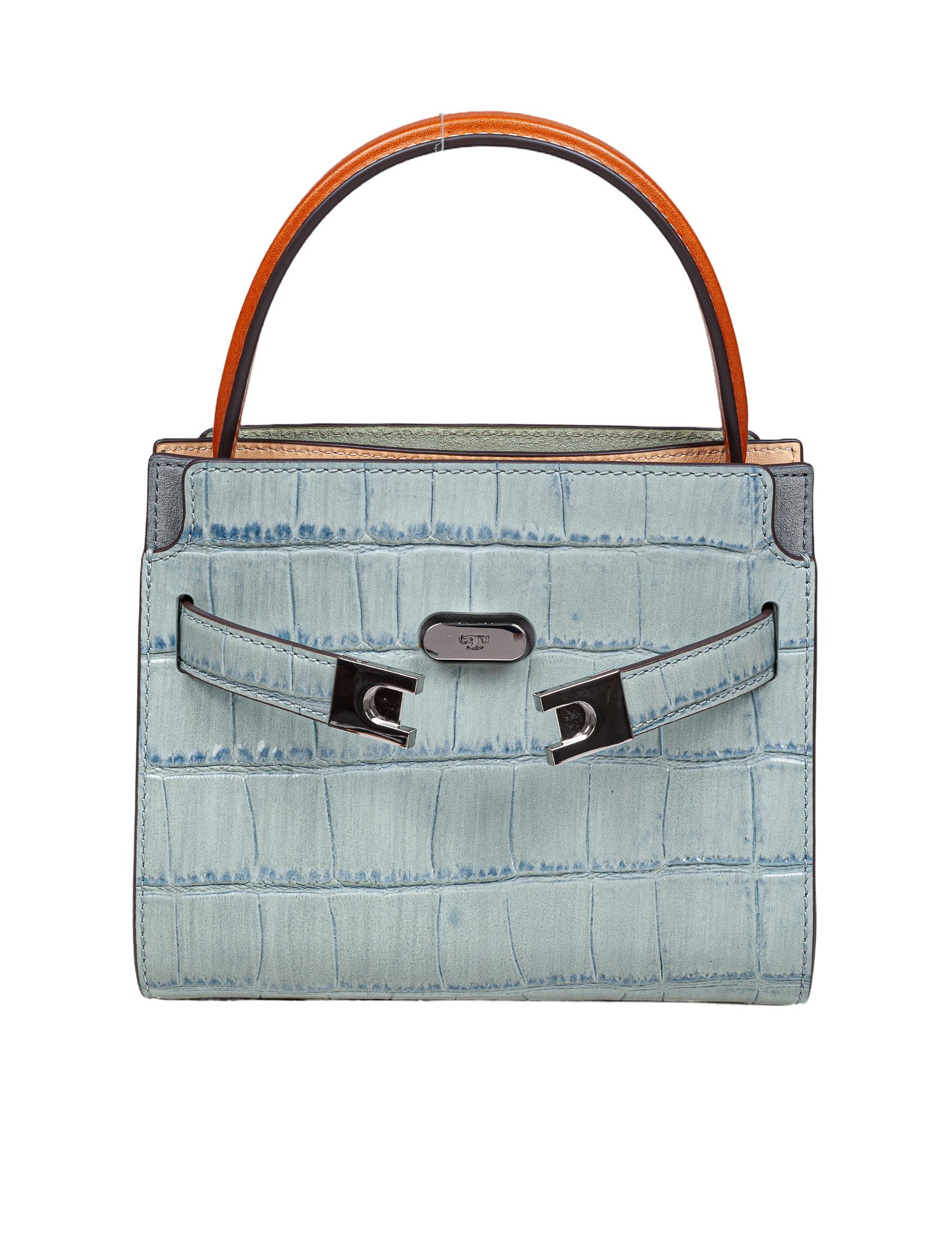 TORY BURCH BORSA LEE MINI IN PELLE STAMPA COCCO