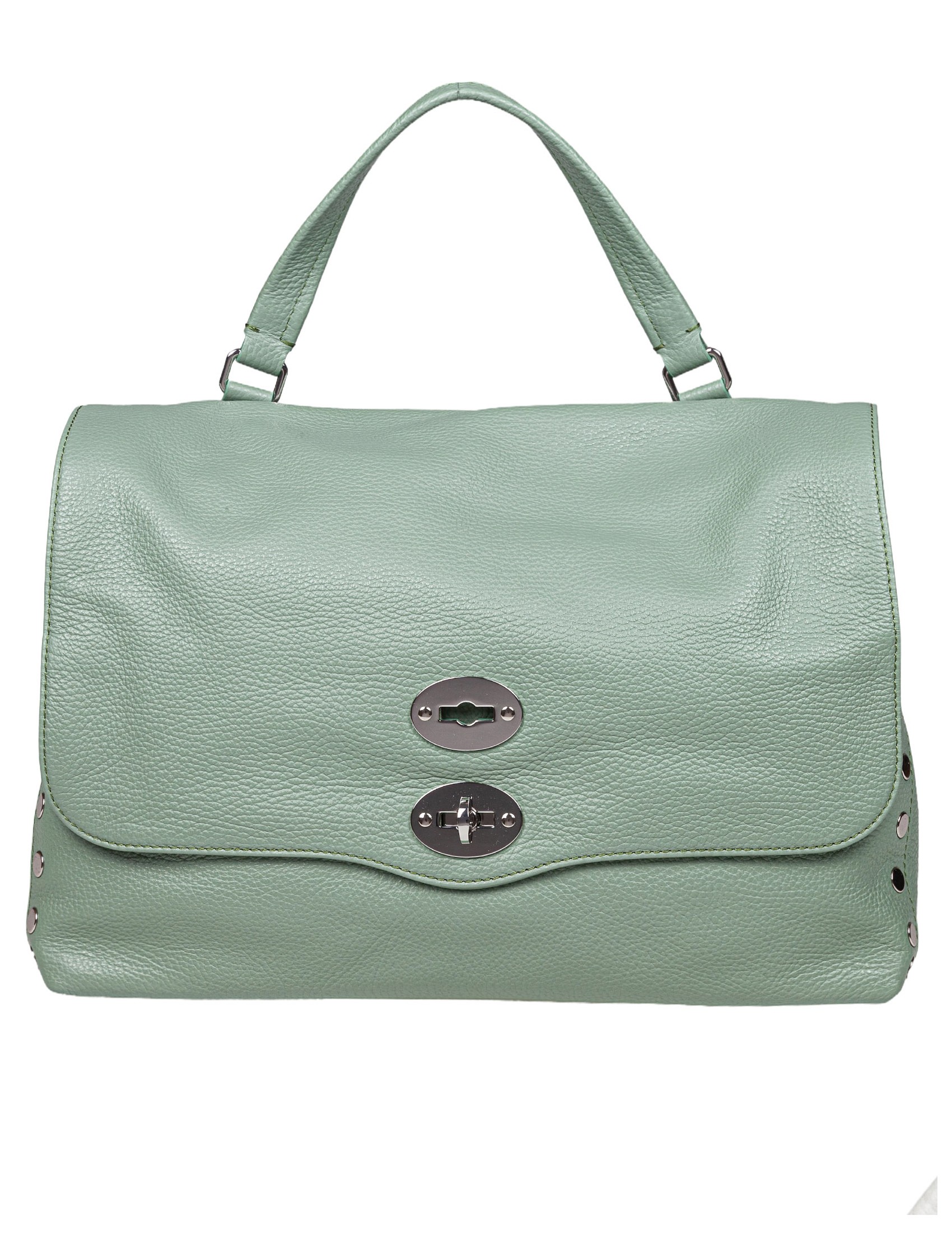 ZANELLATO POSTINA M DAILY DAY IN GREEN COLOR LEATHER