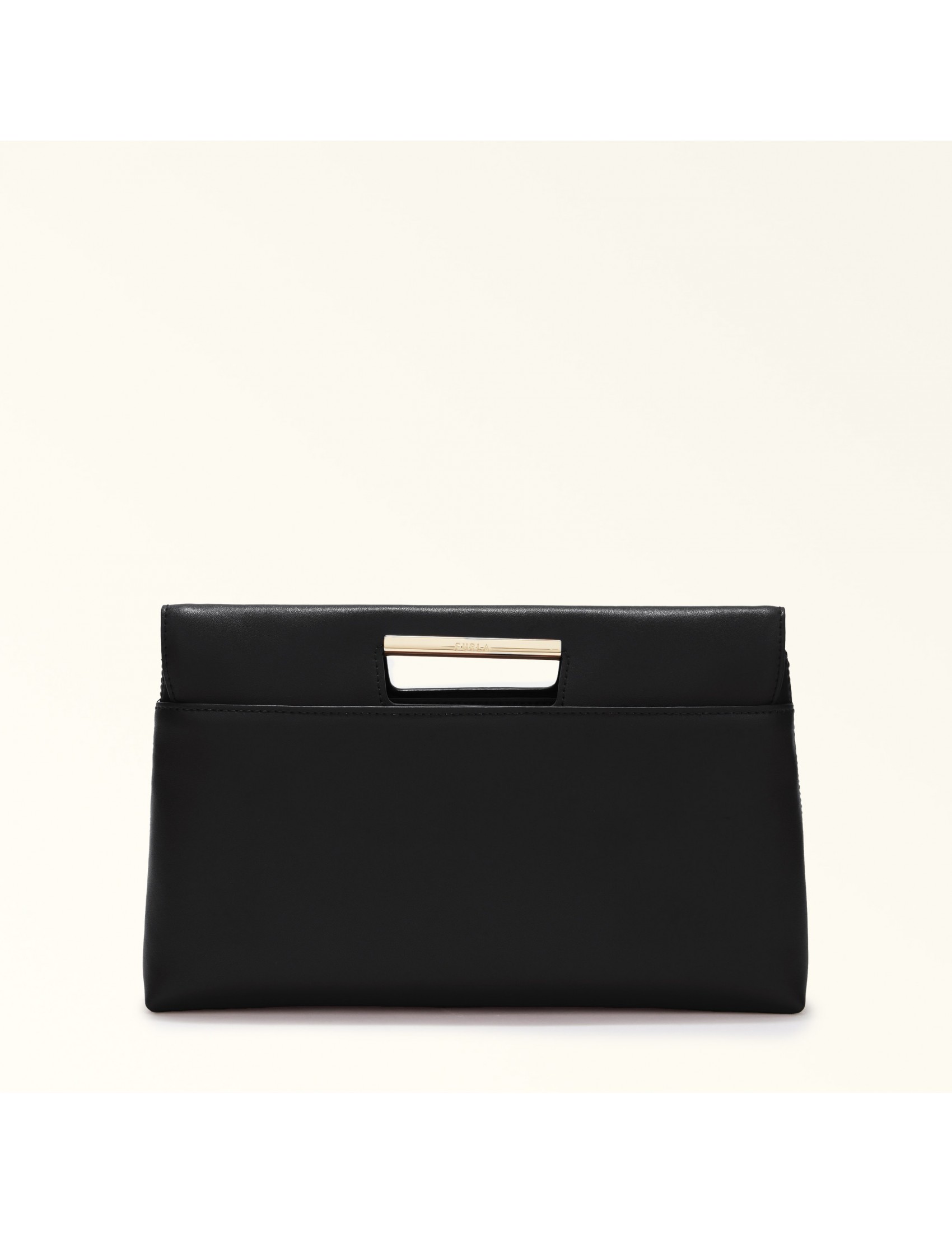 FURLA GIADA BORSA POUCH IN PELLE COLORE NERO