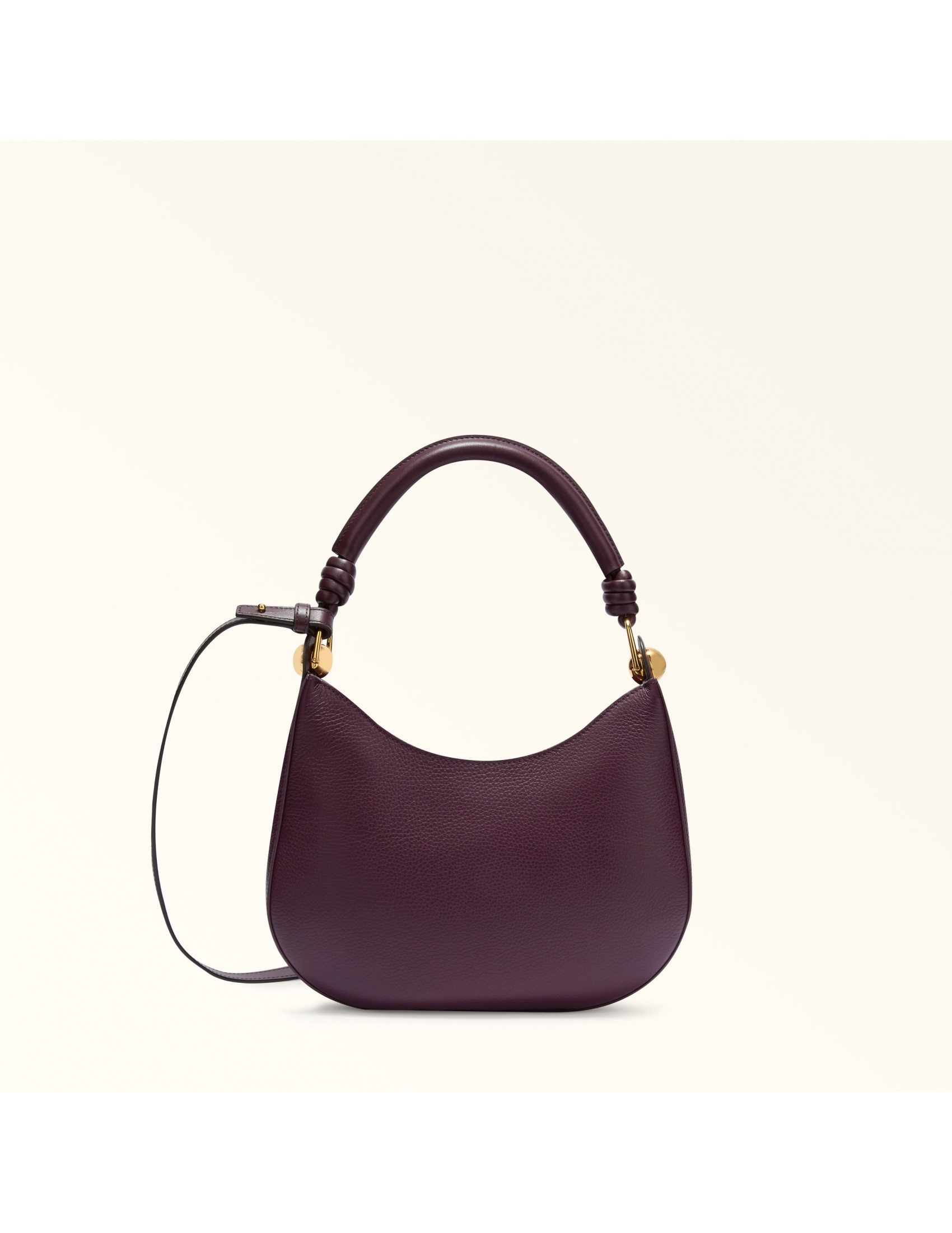 FURLA SFERA S SHOULDER BAG IN CHIANTI COLOR LEATHER