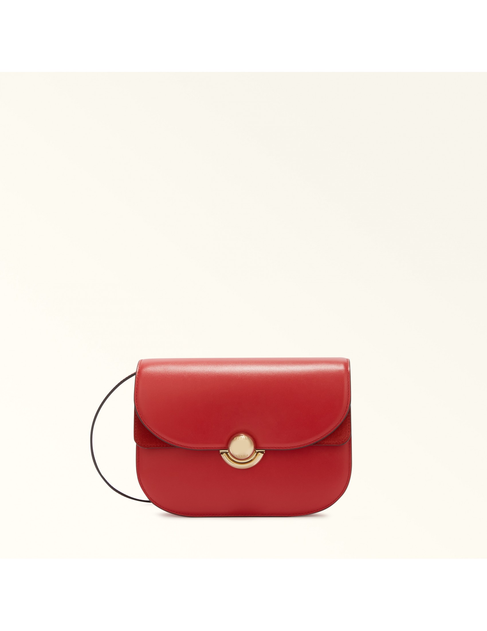 FURLA BORSA CROSSBODY SFERA S IN PELLE COLORE ROSSO