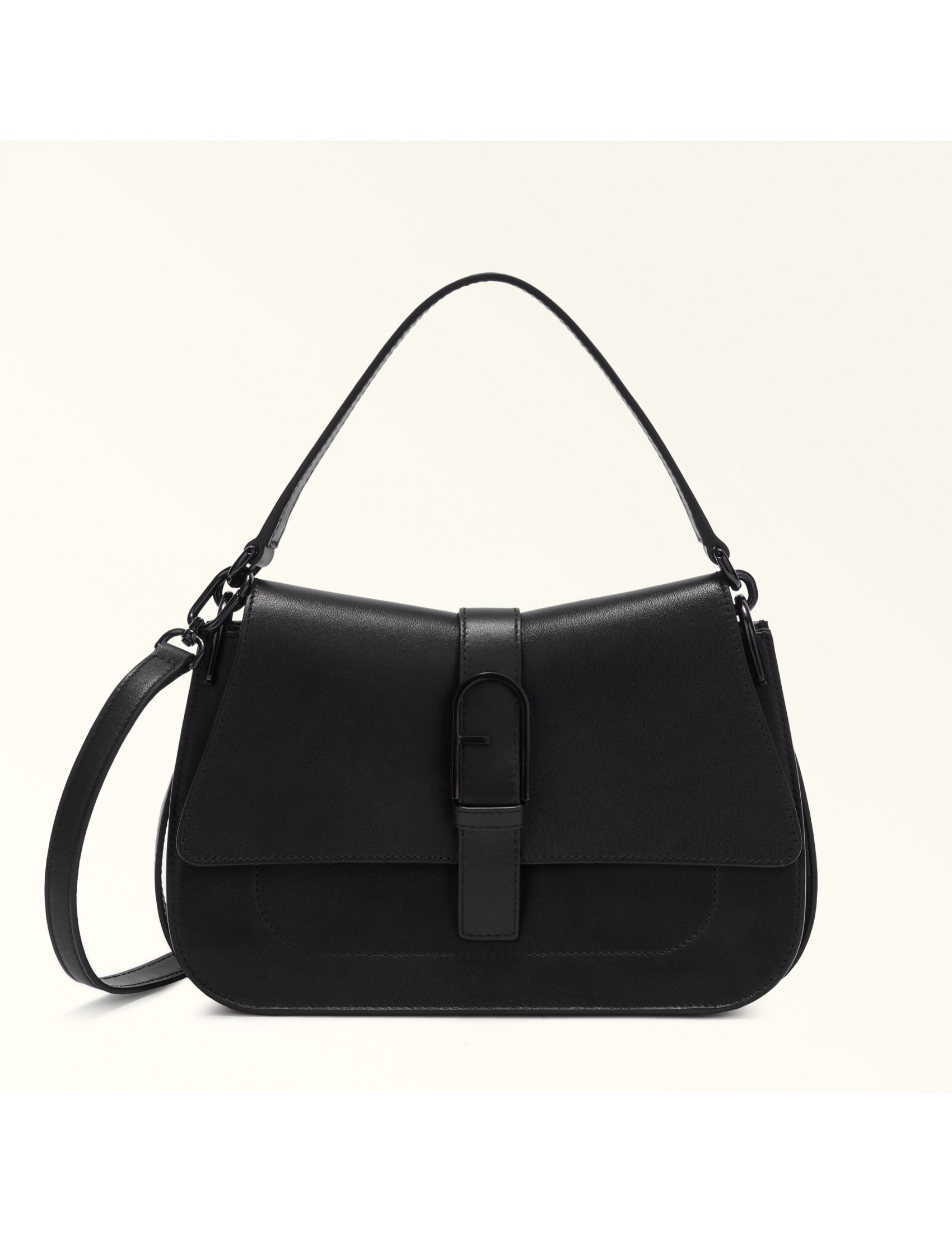 FURLA BORSA A MANO FLOW M IN PELLE COLORE NERO