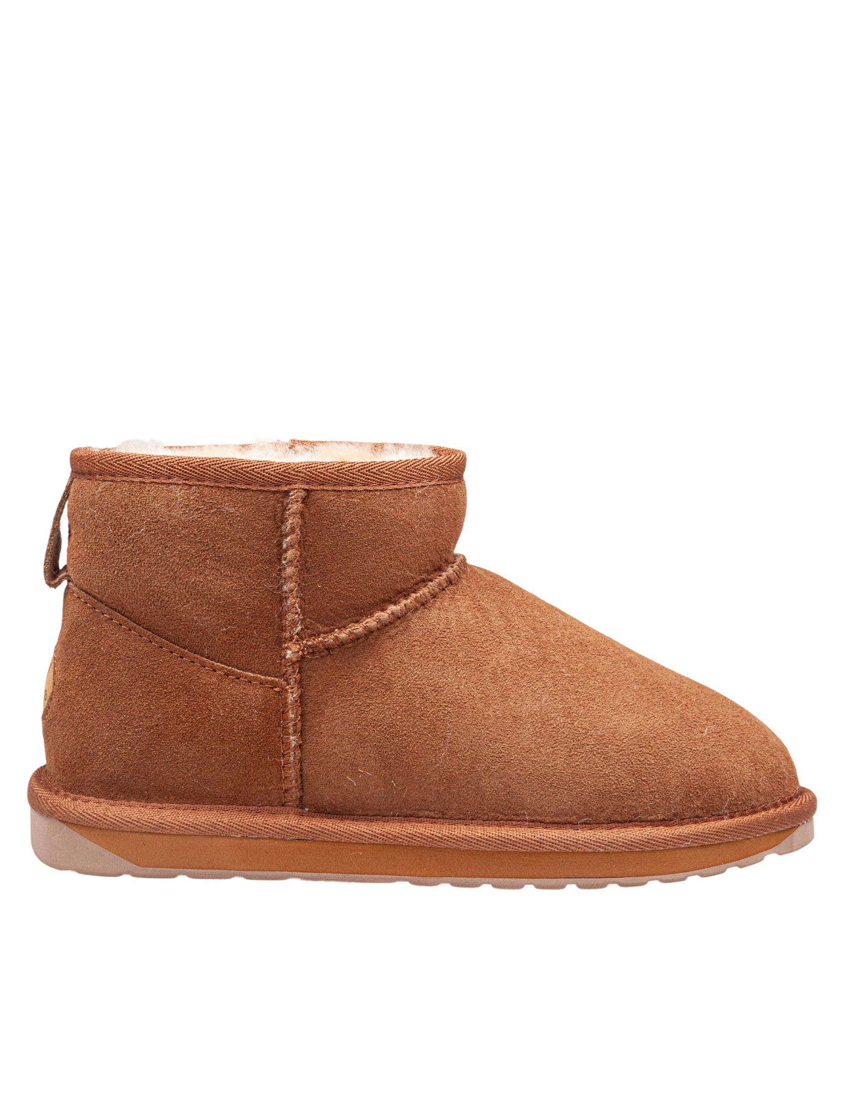 EMU STINGER MICRO BOOT IN SUEDE COLOR CHESTNUT