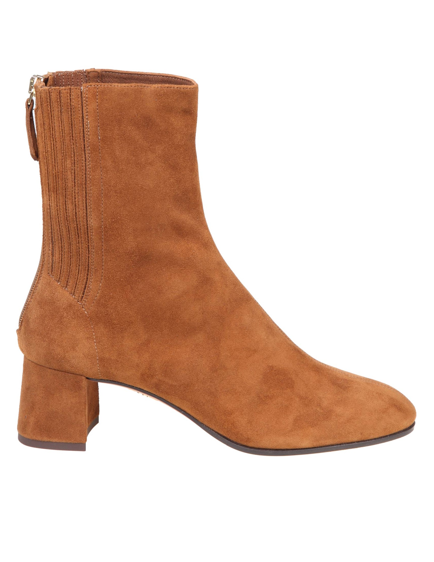 AQUAZZURA SAINT HONORE' 50 BOOTS IN SUEDE