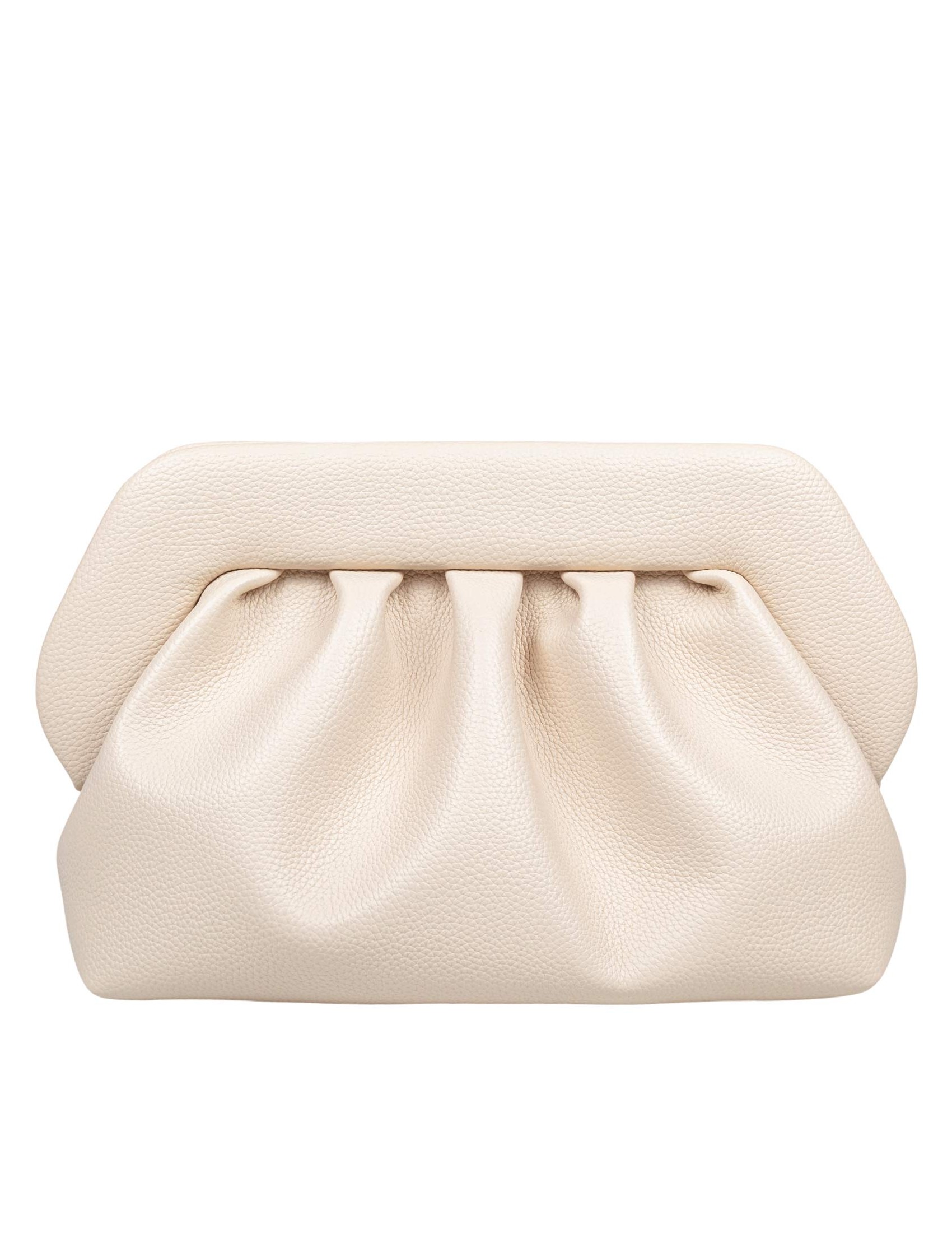 THEMOIRè VEGAN FABRIC CLUTCH SHELL COLOR