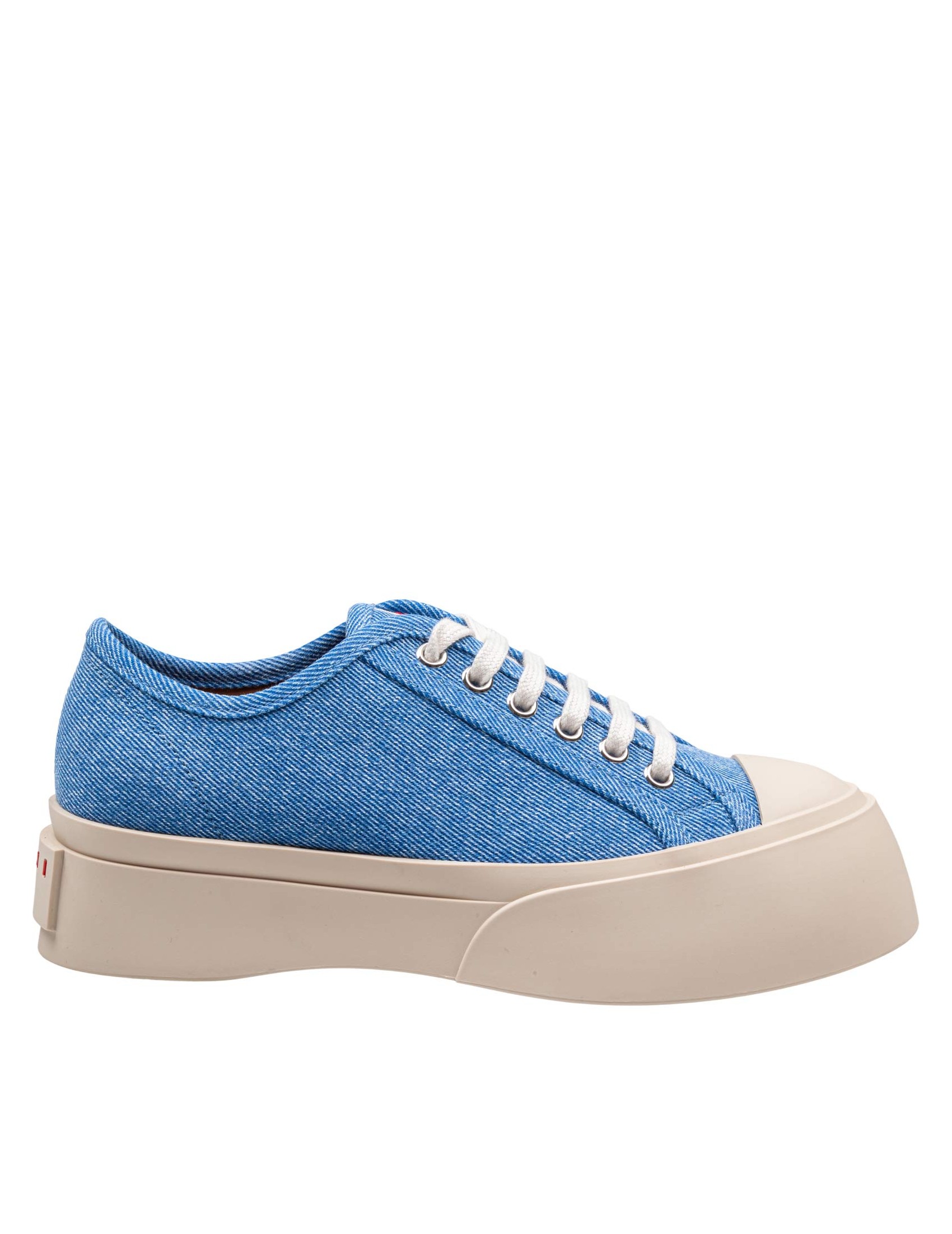 MARNI PABLO SNEAKERS IN DENIM COLOR BLUE