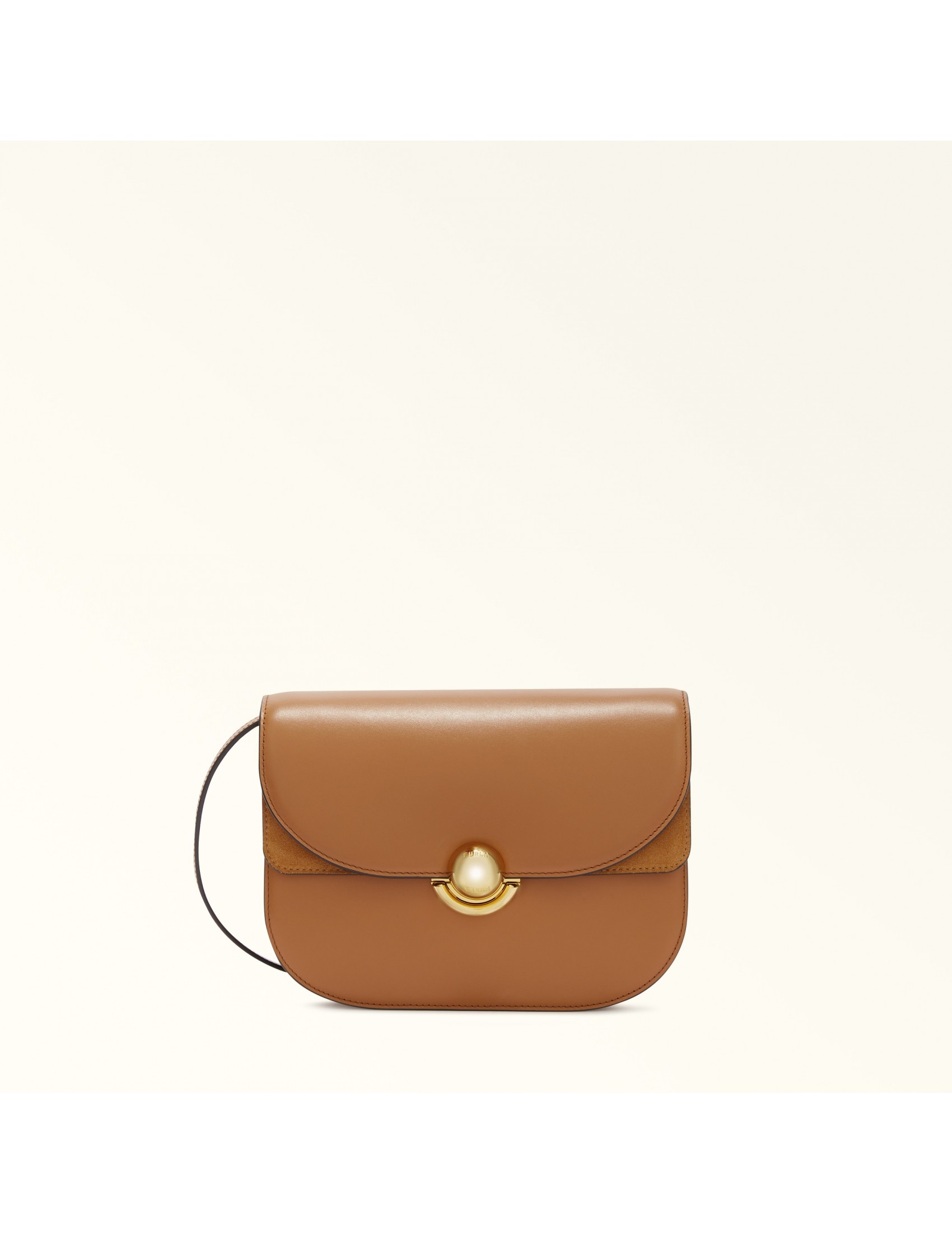 FURLA BORSA A SPALLA SFERA S IN PELLE COLORE BRANDY