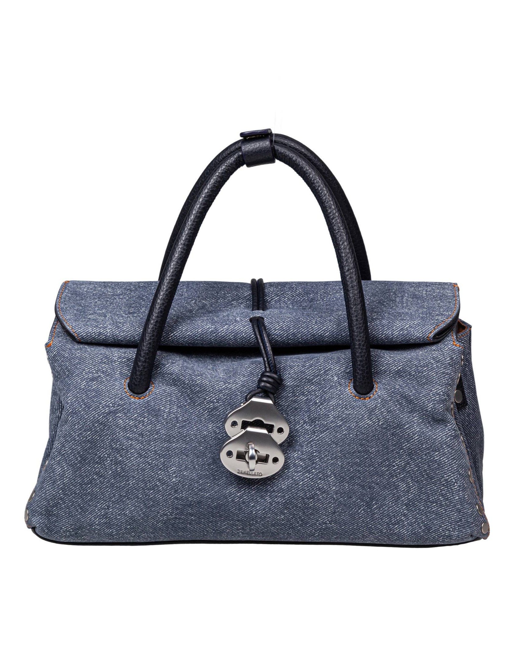 ZANELLATO BORSA DOTTA TELA GENOVA S COLORE DENIM