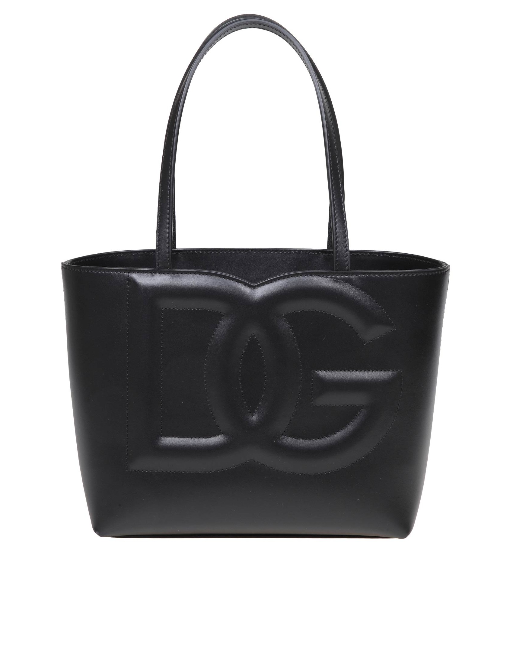 SMALL DOLCE & GABBANA SHOPPING BAG WITH DG LOGO