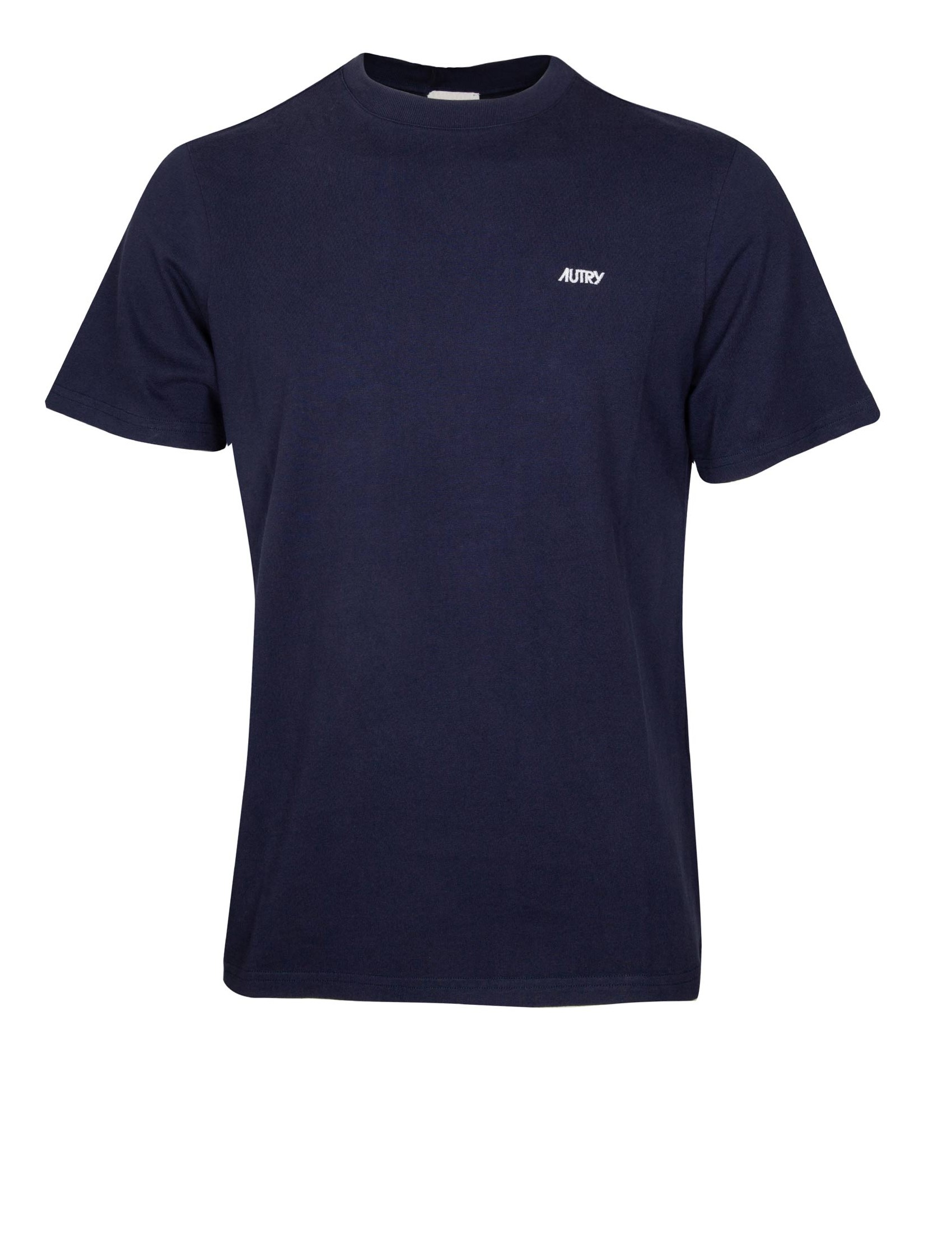 AUTRY T-SHIRT MAIN MANICHE CORTE IN COTONE COLORE BLU