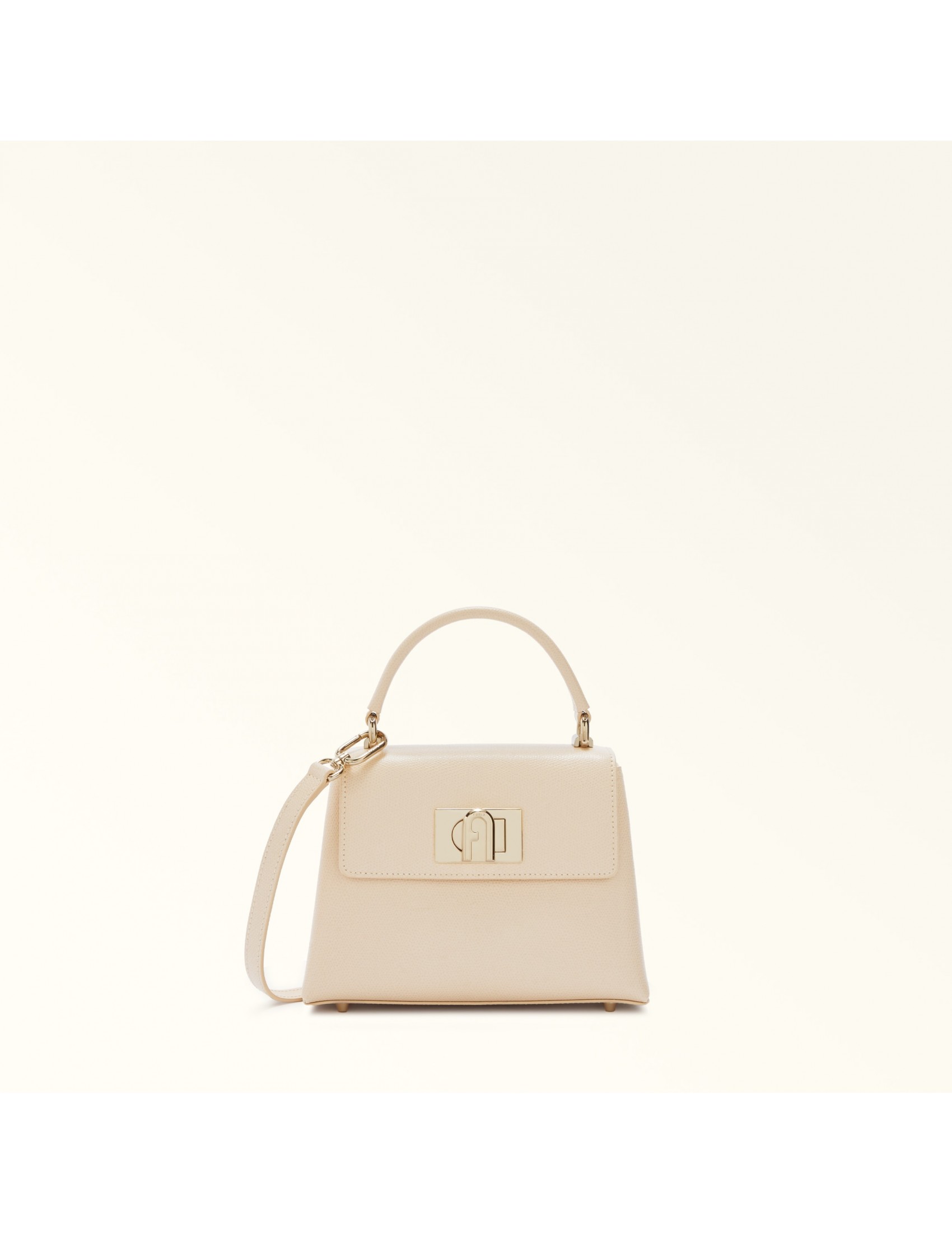 FURLA 1927 MINI TOP HANDLE IN LEATHER BALLERINA COLOR