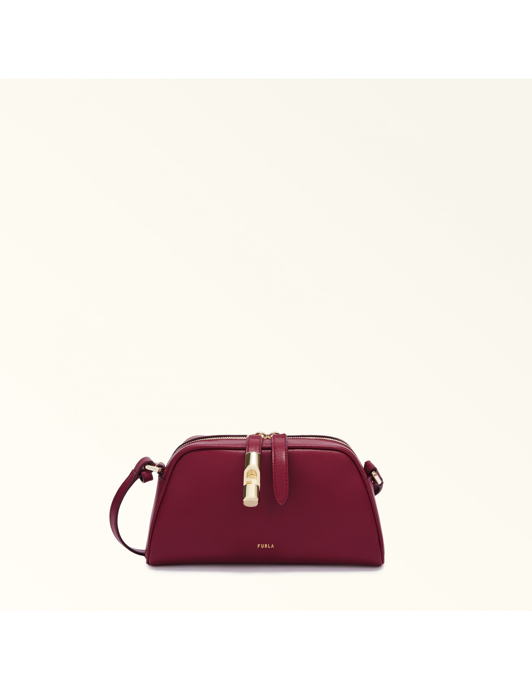 FURLA GOCCIA MINI BAG IN LEATHER COLOR CHERRY