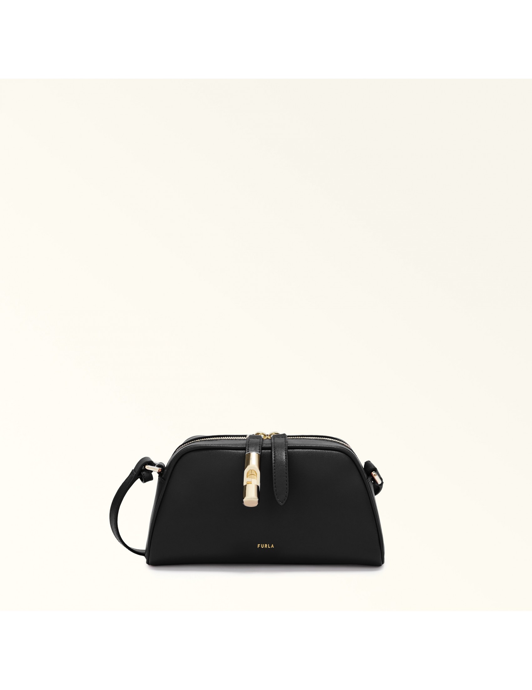 FURLA GOCCIA MINI BAG IN LEATHER COLOR BLACK