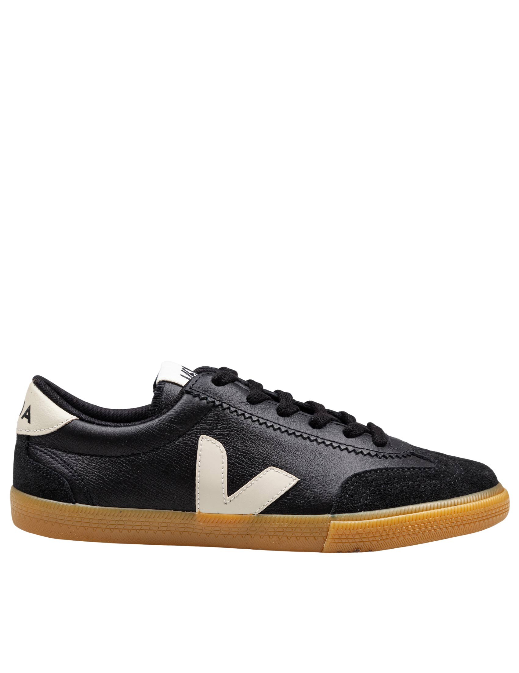 VEJA SNEAKERS VOLLEY SNEAKERS IN BLACK LEATHER