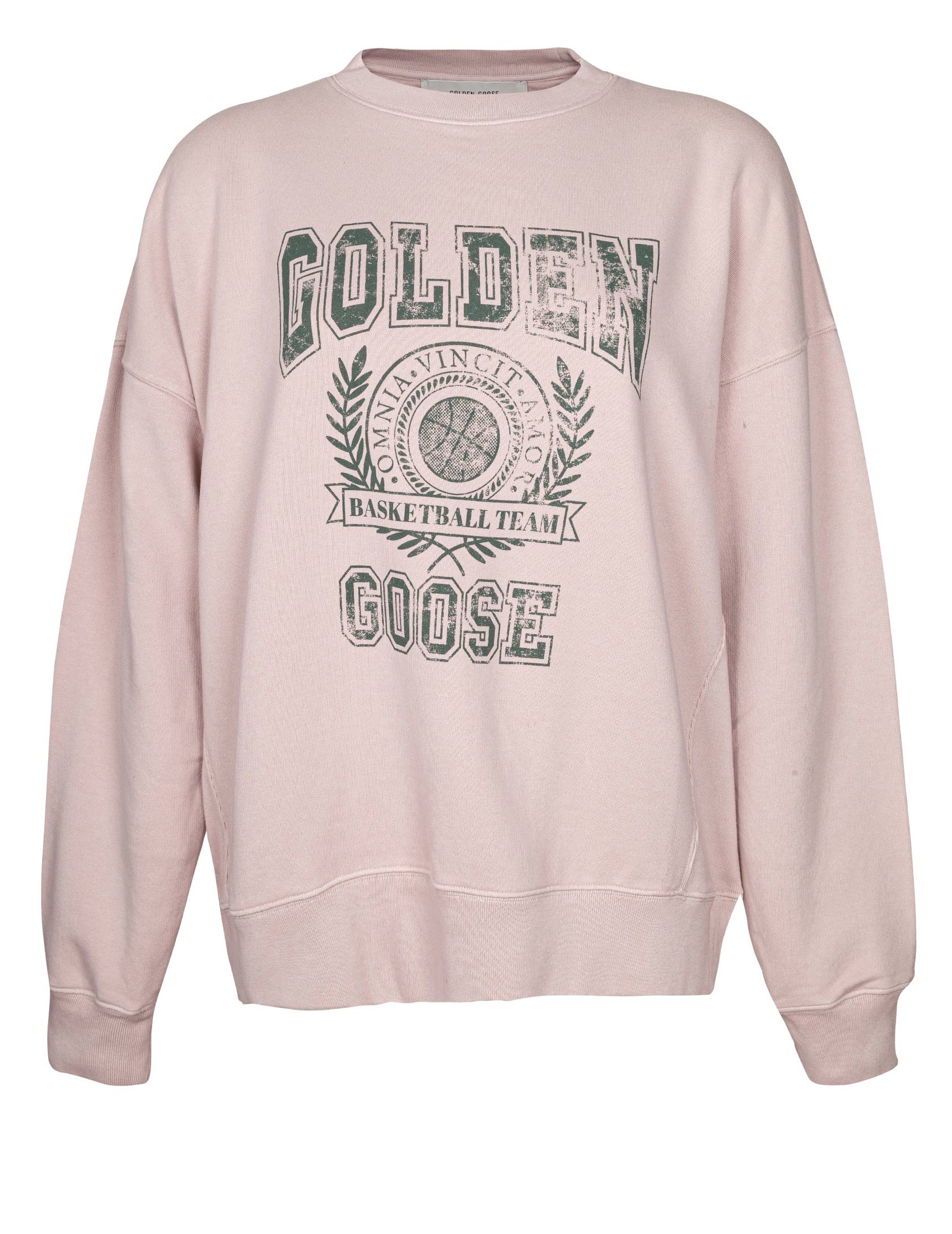 GOLDEN GOOSE FELPA IN COTONE CON LOGO