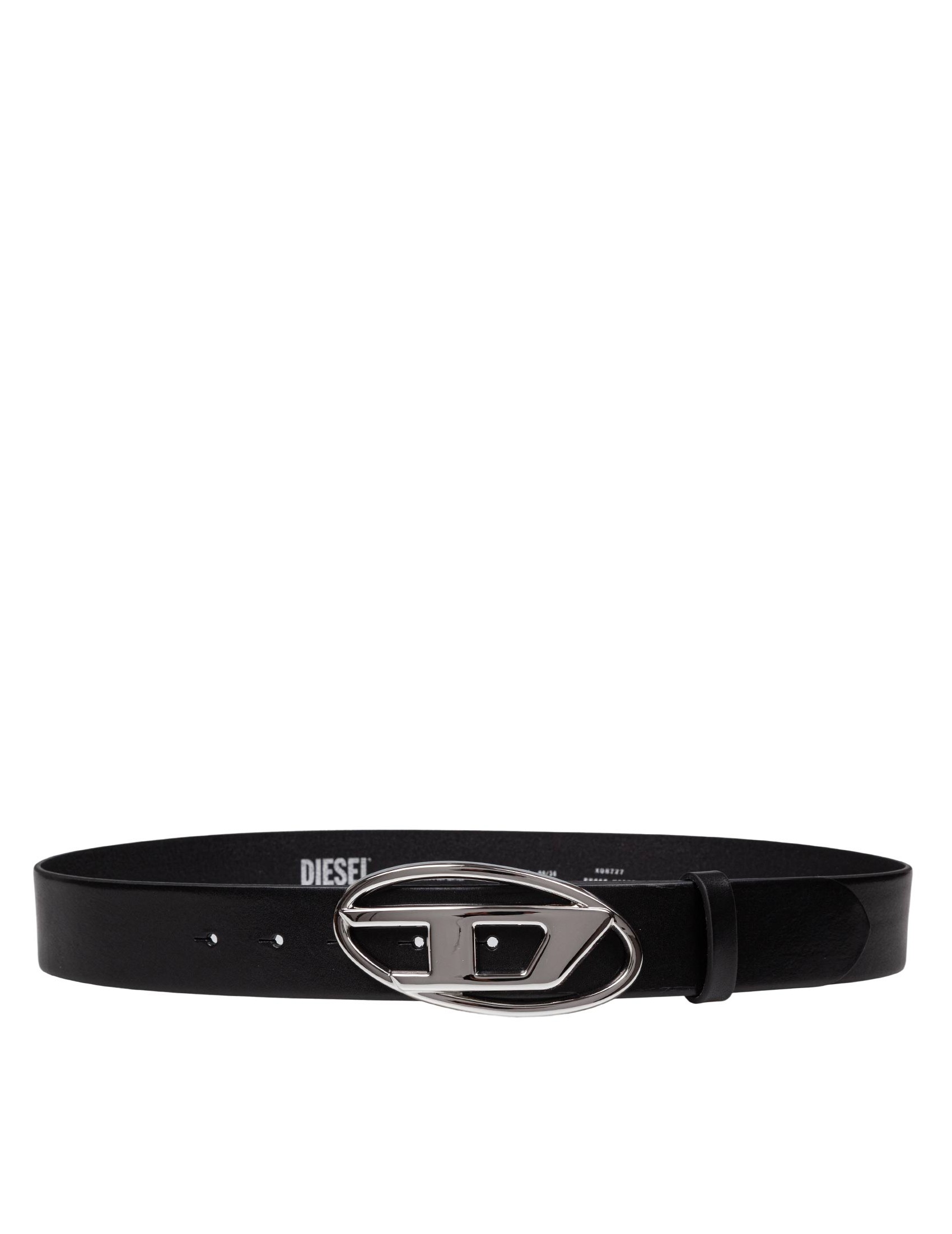 DIESEL CINTURA 1DR OVAL D COLORE NERO