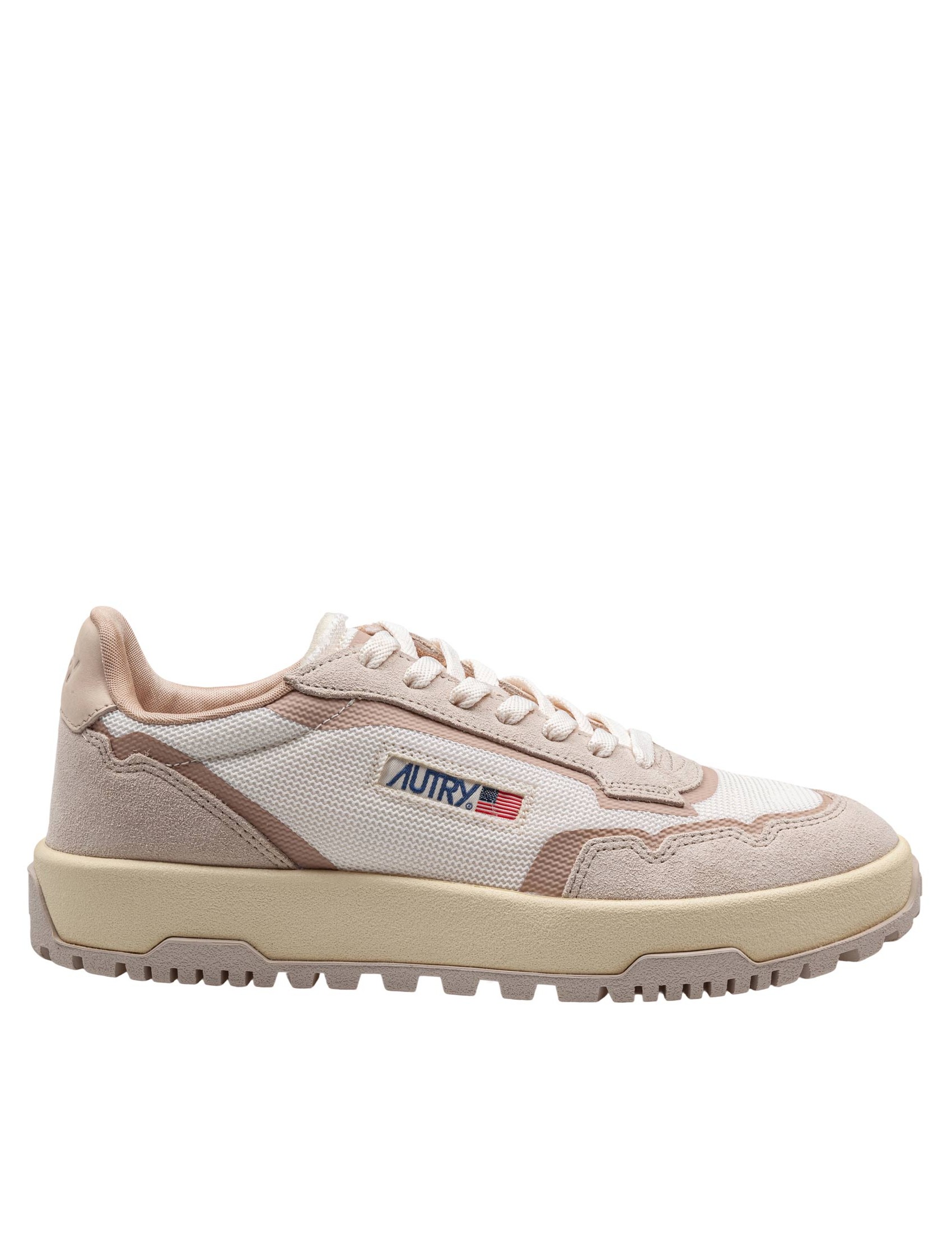 AUTRY SNEAKERS WILDPACE IN MESH E SUEDE COLORE BEIGE