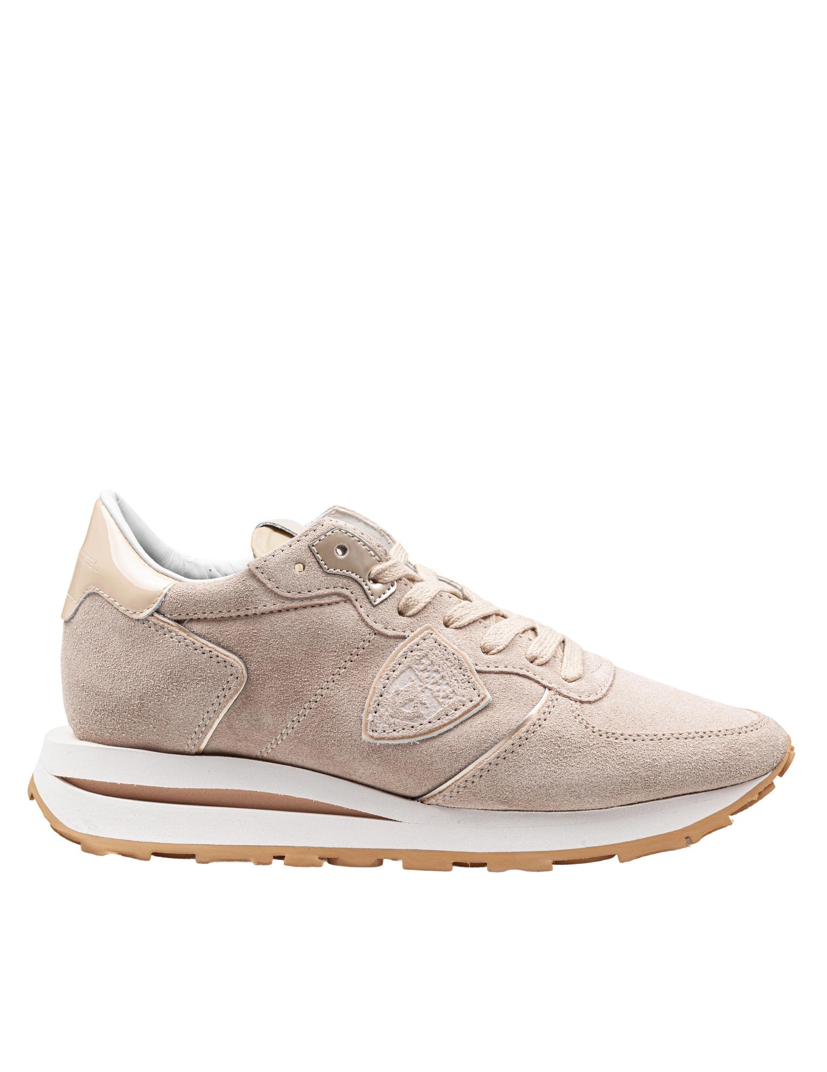 PHILIPPE MODEL SNEAKERS TROPEZ IN CAMOSCIO COLORE BEIGE