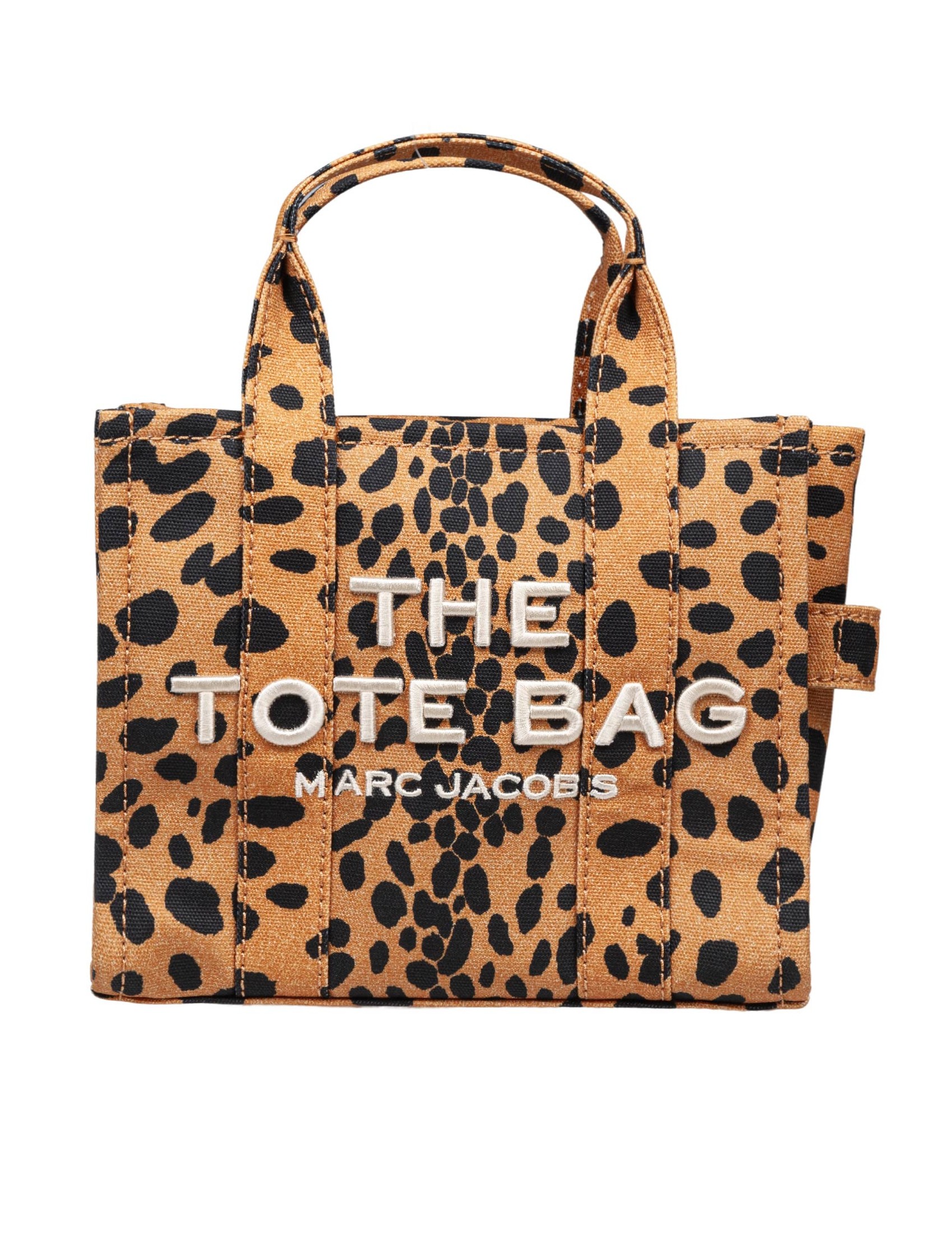 MARC JACOBS THE SMALL TOTE I CANVAS SPOTTED PRINT