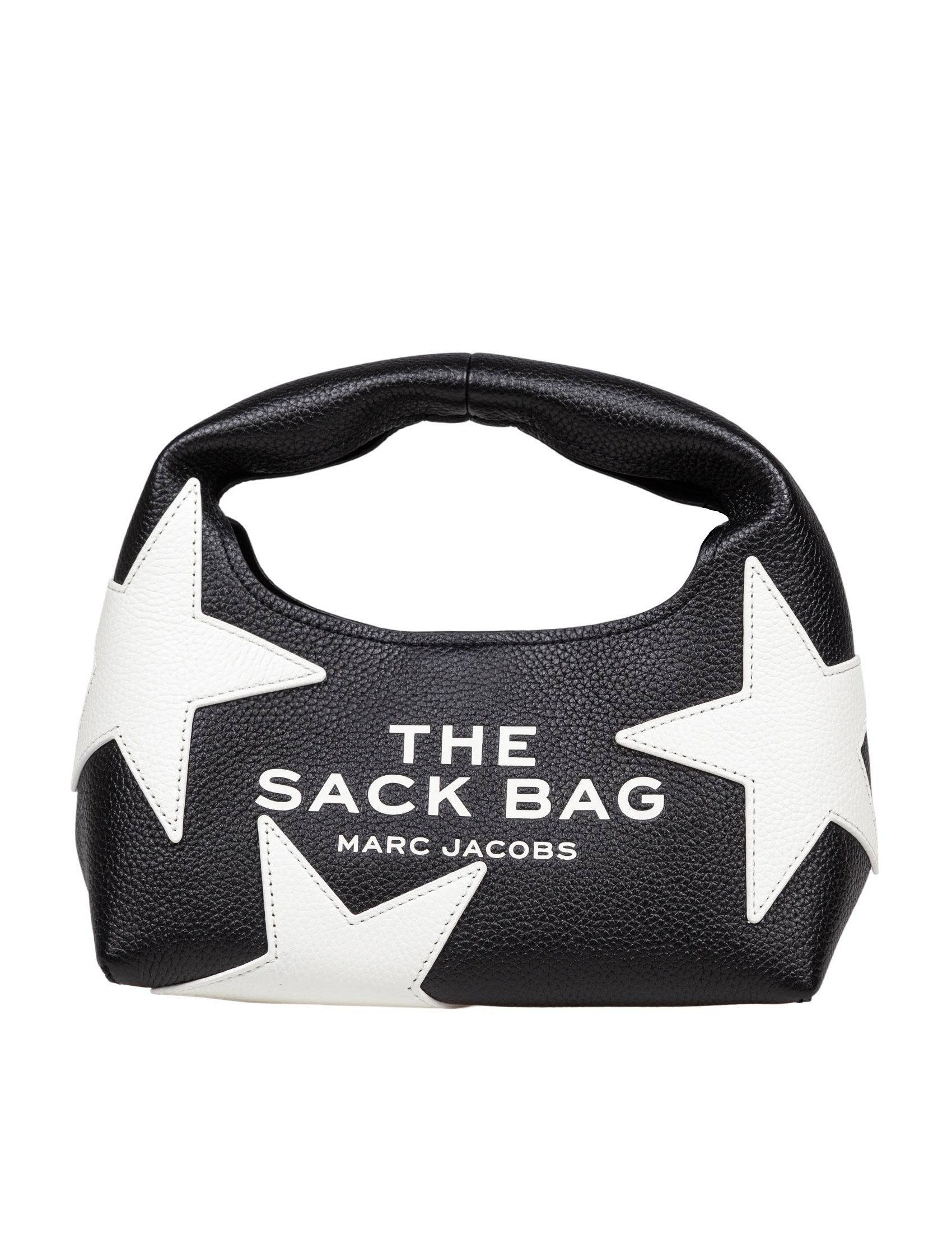 MARC JACOBS THE MINI SACK IN LEATHER WITH APPLIED STARS