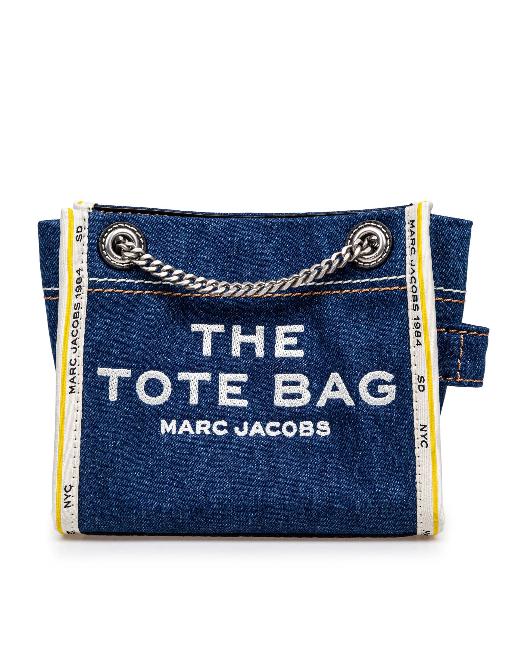 MARC JACOBS DENIM CHAIN ​​SHOULDER BAG