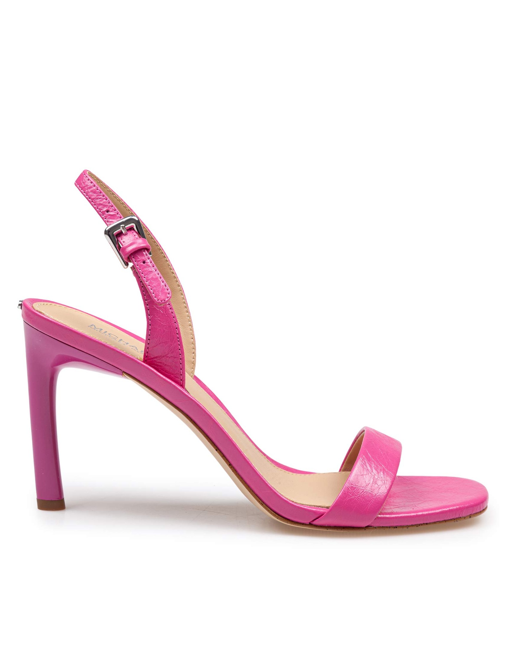 MICHAEL KORS KASIA LEATHER SANDAL FUCHSIA COLOR