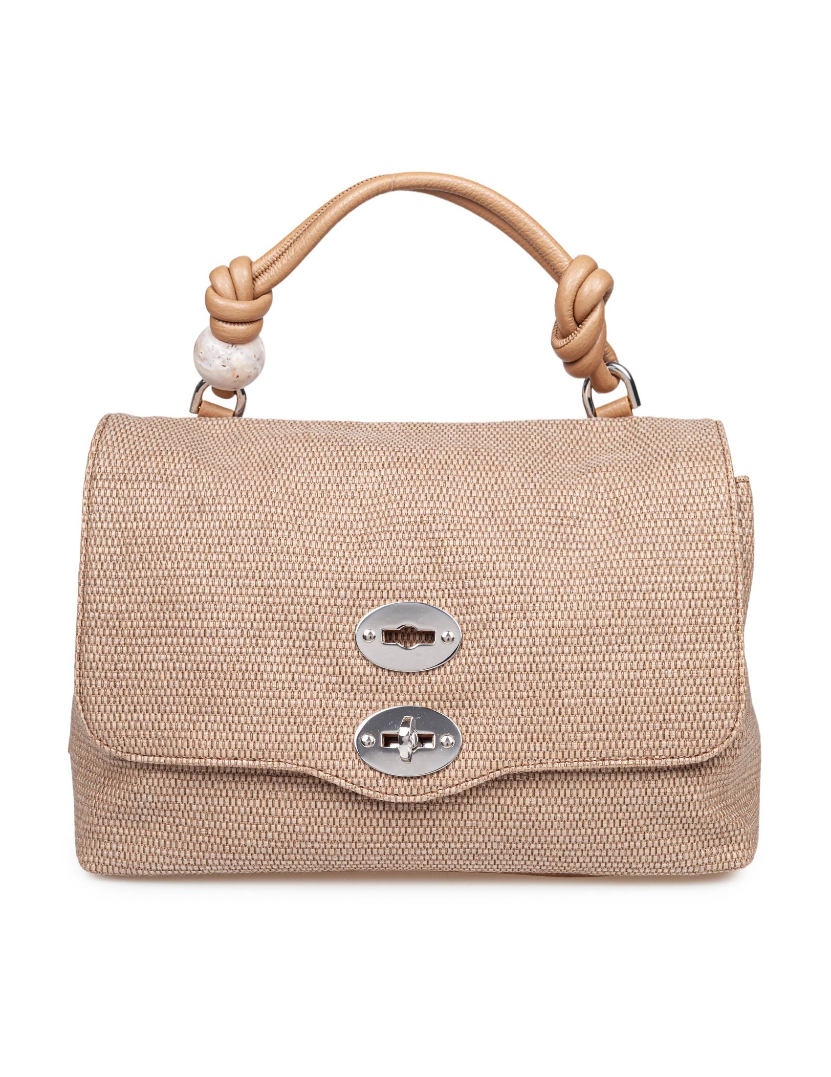 ZANELLATO BORSA POSTINA MIDOLLINO S IN RAFIA COLORE BEIGE